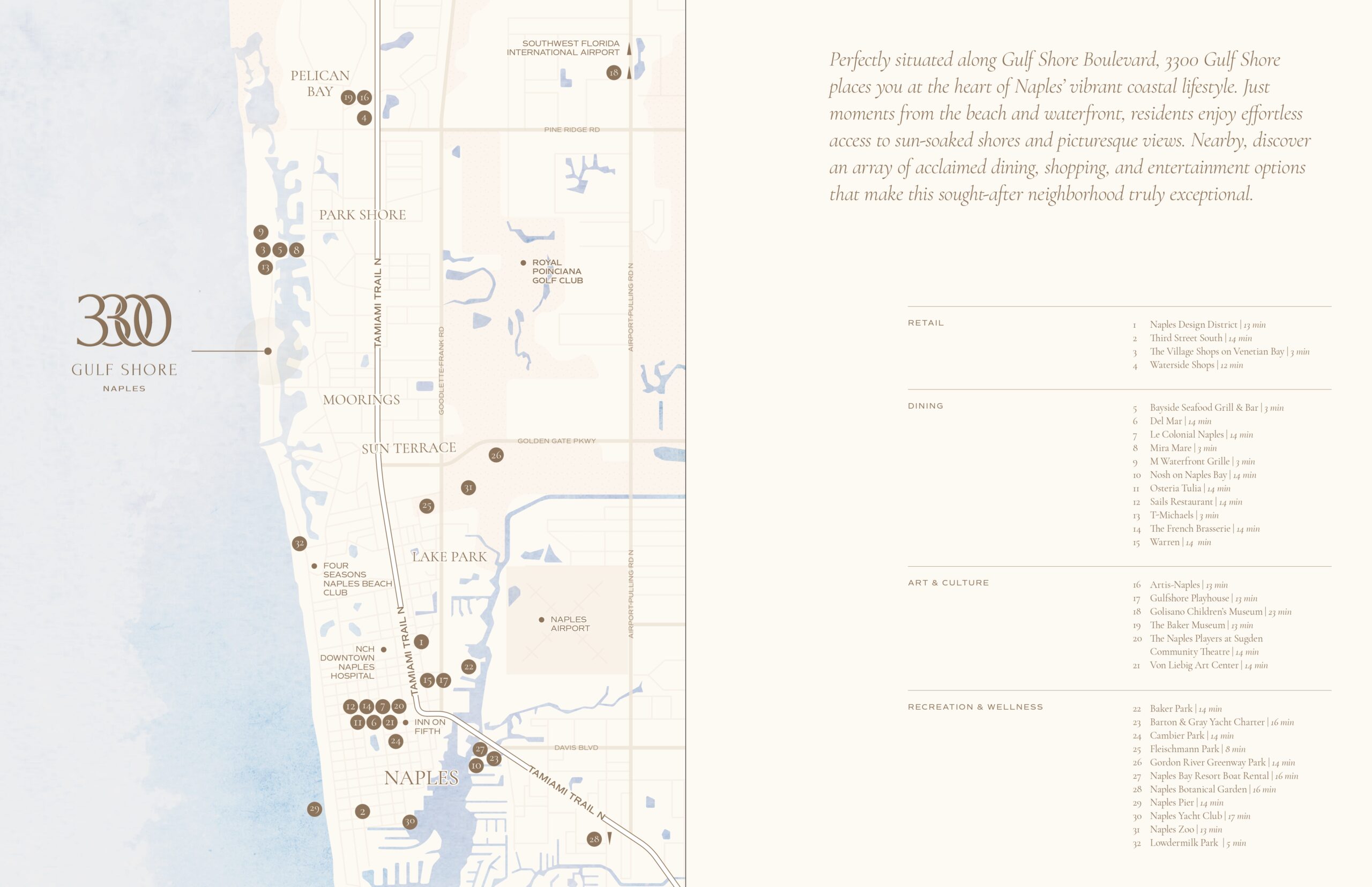 3300 Gulf Shore Map Area